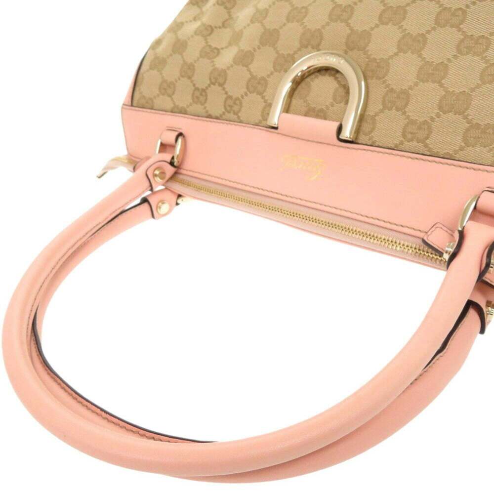 GUCCI Authentic Cream Leather Tote Bag - Picture 6 of 11